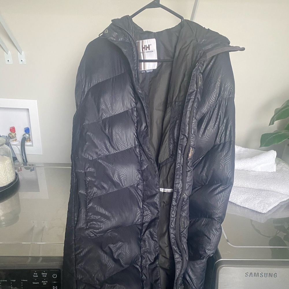 Helly Hansen black womens down filled coat